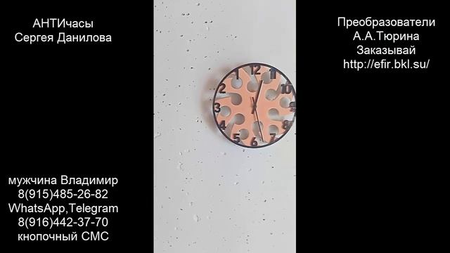 7. Обзорное видео по АНТИчасам С. Данилова. Для чего они нужны )))))