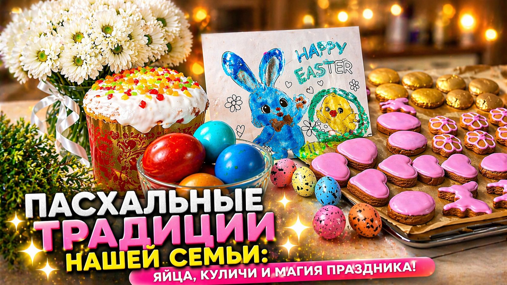✨ ПАСХАЛЬНЫЕ ТРАДИЦИИ НАШЕЙ СЕМЬИ: ЯЙЦА, КУЛИЧИ И МАГИЯ ПРАЗДНИКА! ✨