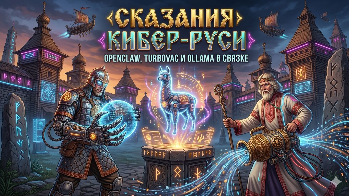 Сказания Кибер-Руси: OpenClaw, TurboVac и Ollama в связке