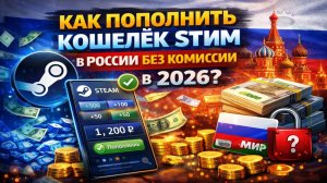 Как пополнить кошелек Стим в России без комиссии в 2026