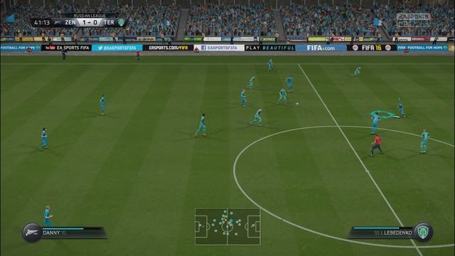 Fifa 2016 Зенит  Ахмат  Драма в конце второго тайма !