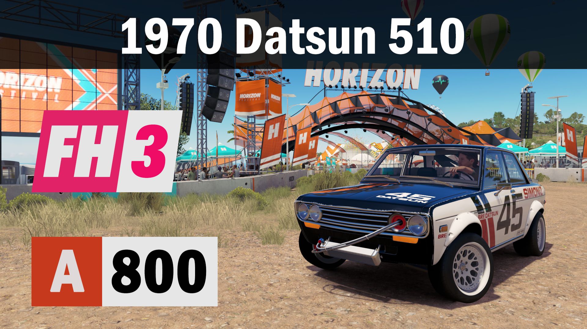 Forza Horizon 3 - 1970 Datsun 510, Race