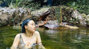 3 дня в лесу у ручья. Соорудила укрытие из камня, готовлю еду у ручья. Серия 4. Тоа