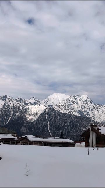 Горнолыжный комплекс Газпром  Подъём Стадион Лаура #Сочи #Mountains #Горы #Природа #Russia