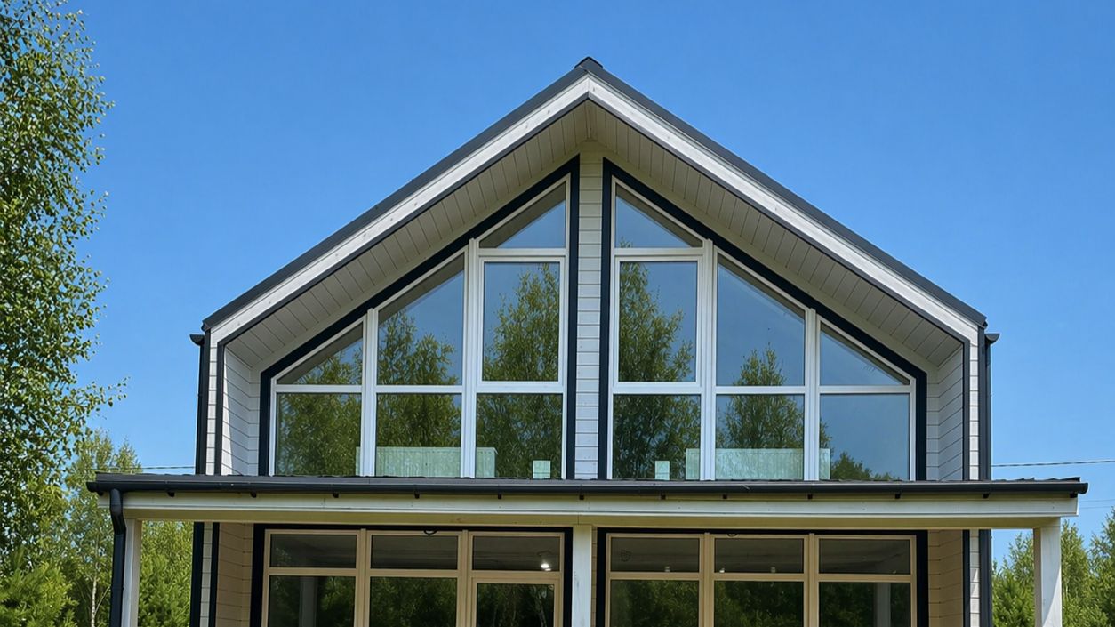 Современный теплый двухэтажный дом рядом с озером Теренкуль