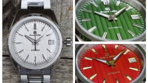 Часы на Заказ! New Grand Seiko - SUPER ХОМАЖ - Белая Берёза, Бамбук, Красный Клён