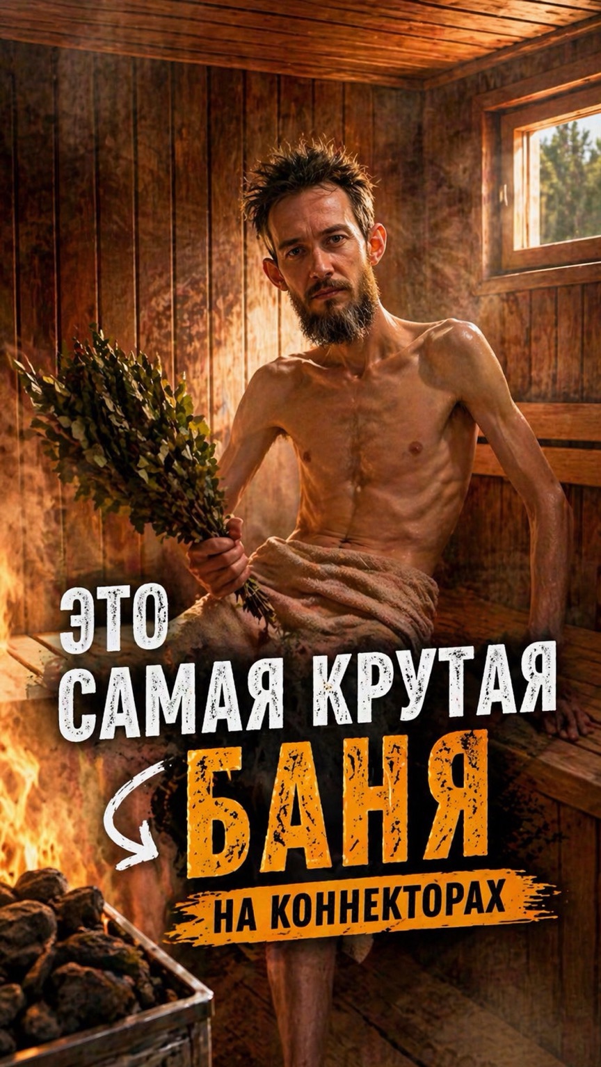 Это самая крутая #баня на коннекторах, которую можно собрать самому!