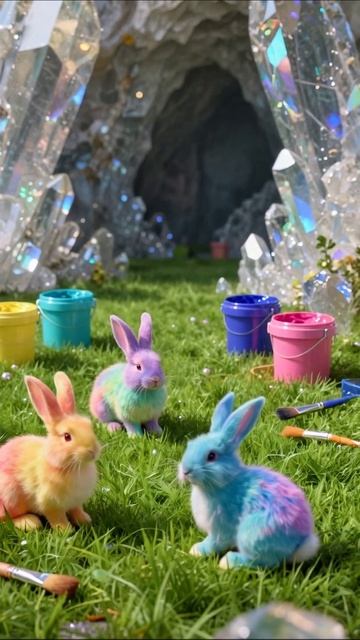 Красивая сказка о радужных кроликах кролики радужные приключения сказка