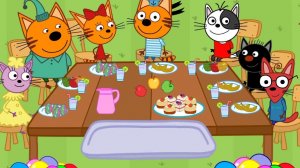 Три кота! Мини-игра про день рождения!