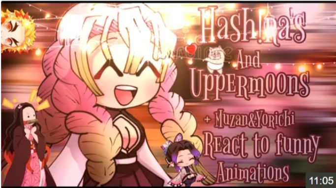 🌸Hashira's&Uppermoons+Muzan&Yorichi React To Animations Part 2 Made By: Trickyxia🌸