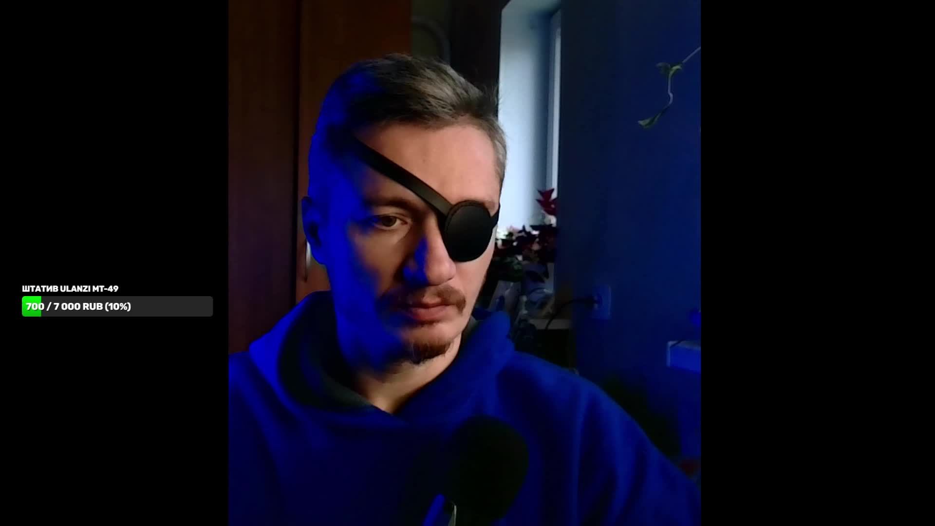 Одноглазый играет в CS 2 counter strike 2 online