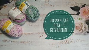 ✨Вступаю в СП "Носочки для лета-3 с Еленой Великой✨