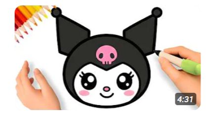 КАК НАРИСОВАТЬ КУРОМИ 🖤🎀 ПРОСТОЙ УРОК