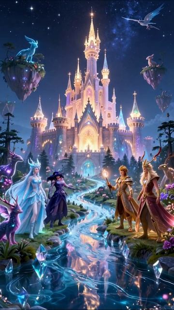 Сказочное королевство: магия и приключения фэнтези волшебство приключения