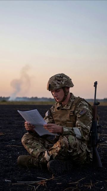 Письмо с поля боя: забытые мечты #война #печаль #потеря