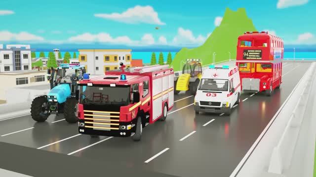 Мультики для детей и малышей - Детские мультики для малышей смотреть - Яркие мультики про машинки