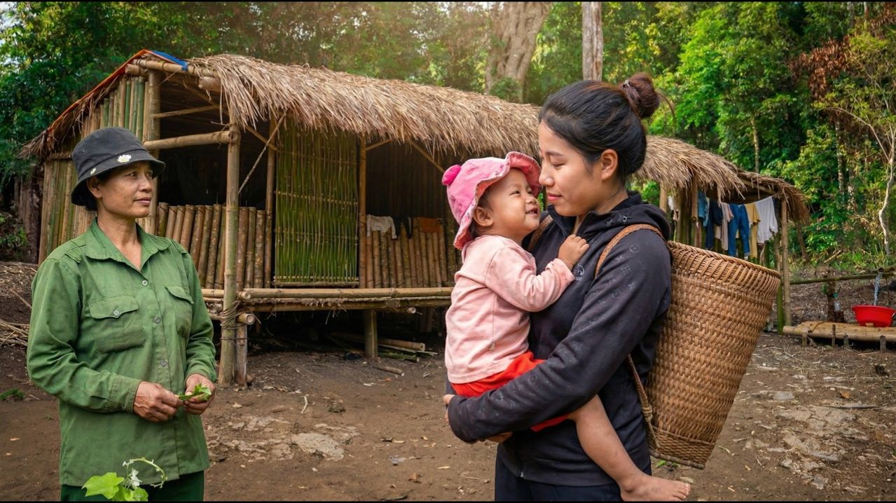 Материнское раскаяние... Она навещает дочь, живущую в одиночестве в лесу.