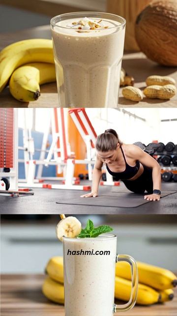 Consumption of banana shake and its benefits