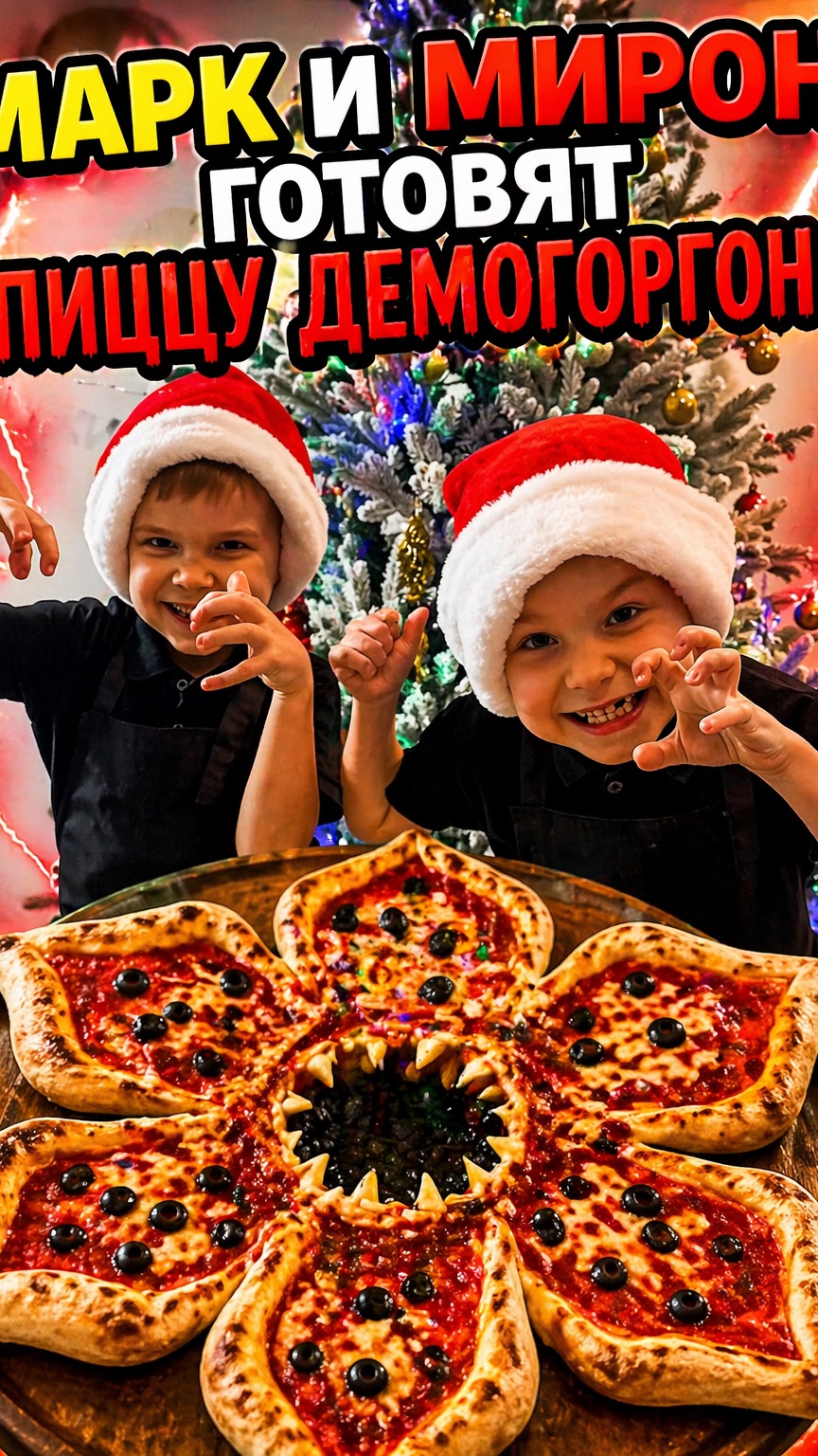 Очень странная пицца от детей