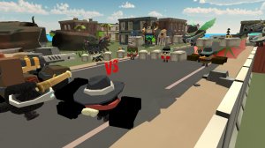 я и роботы и друзья vs  фембойская команда лазера и его роботы (не хотел обидеть друзей которых не)