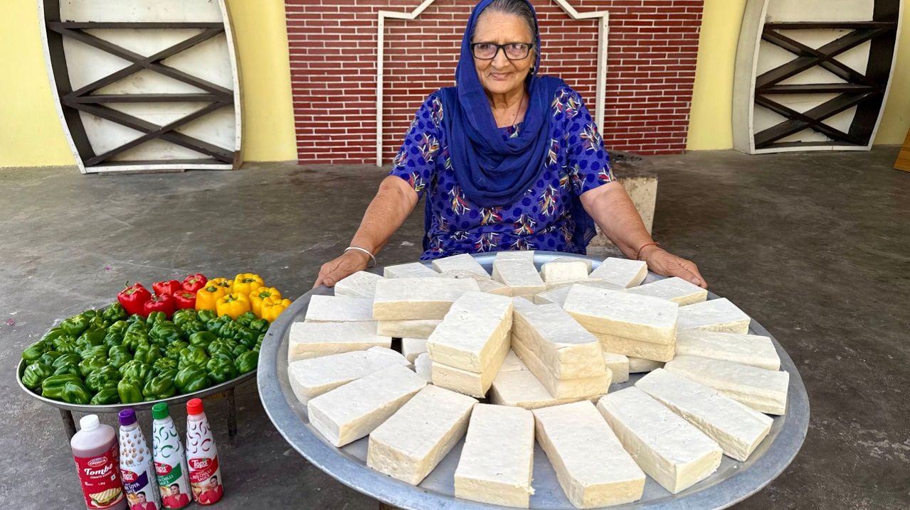 Соевый панир, приготовленный бабушкой. Рецепты соевого панира. Вегетарианская деревенская еда