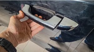 Как снять наружную ручку передней левой двери KIA Spotage 4 QL 2016 2021