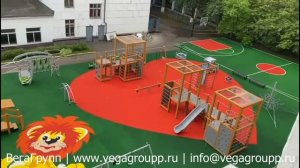 Игровая площадка площадка от компании "ВегаГрупп" г. Москва ул. Нагорная  д.22