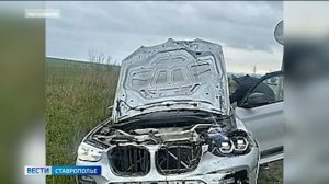 На Ставрополье произошло столкновение двух автомобилей