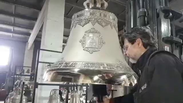 Колокол 800 кг для Николо-Одринского монастыря с. Одрина. Колокольный завод Андрея Дьячкова