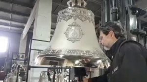 Колокол 800кг для Николо-Одринского монастыря, с.Одрина. Колокольный завод Андрея Дьячкова