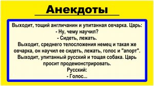 Англичанин, Немец и Русский! Анекдоты! Подборка Пикантных Остреньких Жизненных Анекдотов! Юмор Смех