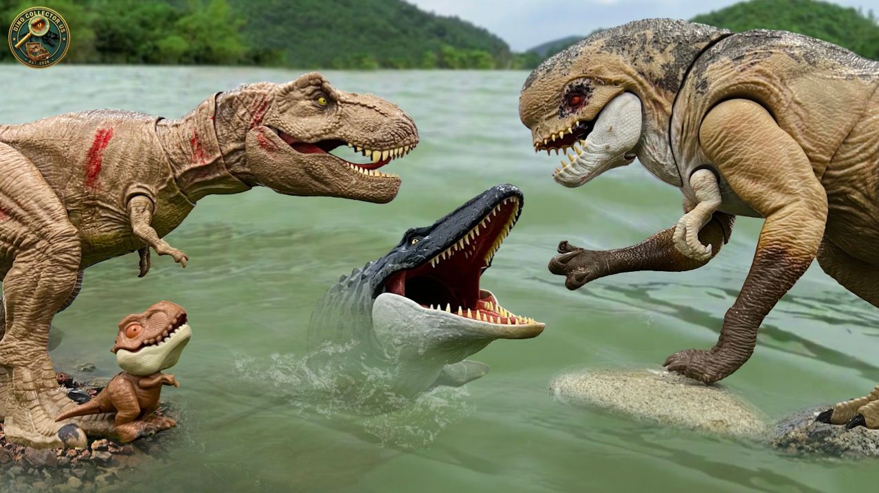 ДИНОЗАВРЫ Велоцераптор Спинозавр Тираннозавр Рекс юрского периода Фильм мультики с игрушками (2026)