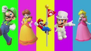 Марио против друзей под Coffin Dance! 🍄 Эпичная битва в Tiles Hop: Луиджи, Пич и Боузер