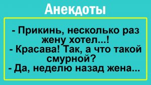 Несколько раз жену хотел...! Анекдоты Смешные! Остренькие, Жизненные Анекдоты! Юмор! Смех! Позитив!