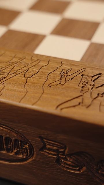 Каждая фигура — как произведение искусства. Это мы о шахматах ручной работы «ВОВ».