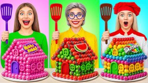 Кулинарный Челлендж# Я против Бабушки # Забавные Кухонные Лайфхаки от Candy DO