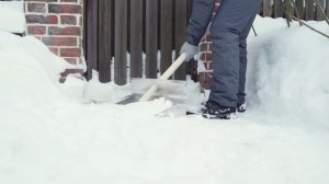 Тротуарная алюминиевая лопата для уборки снега СИБРТЕХ 500x400 мм, без черенка, 61657