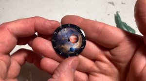 Дмитрий Бродниковский-часы Ракета-Космос (Astronomia) эмаль+сталь