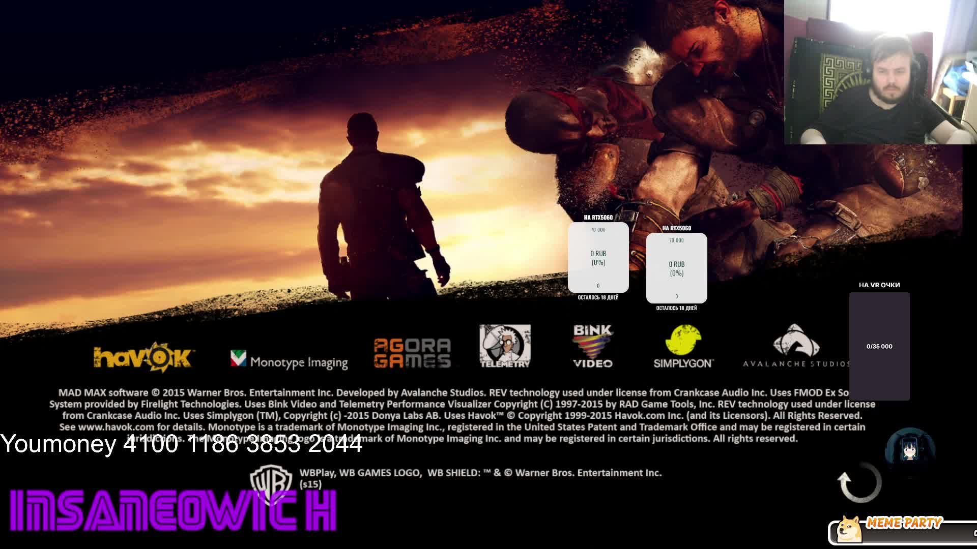 стрим прохождение Mad Max 3 миссия