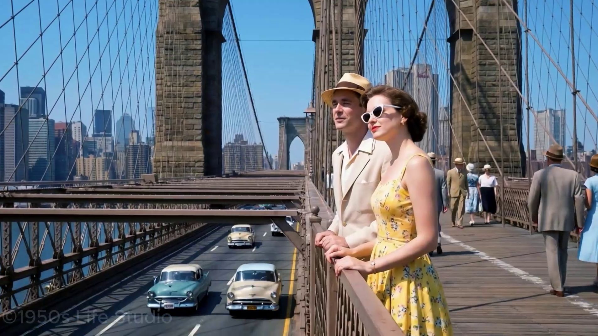 Дорожное путешествие 1950-х годов