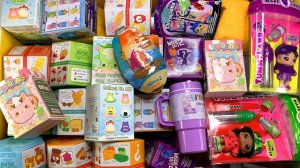 РАСПАКОВКА игрушки коробки 🌟  🤗 киндер машинки куклы пупсы. асмр