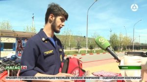 В Ингушетии отметили 25-летие Всероссийского студенческого корпуса спасателей показом техники