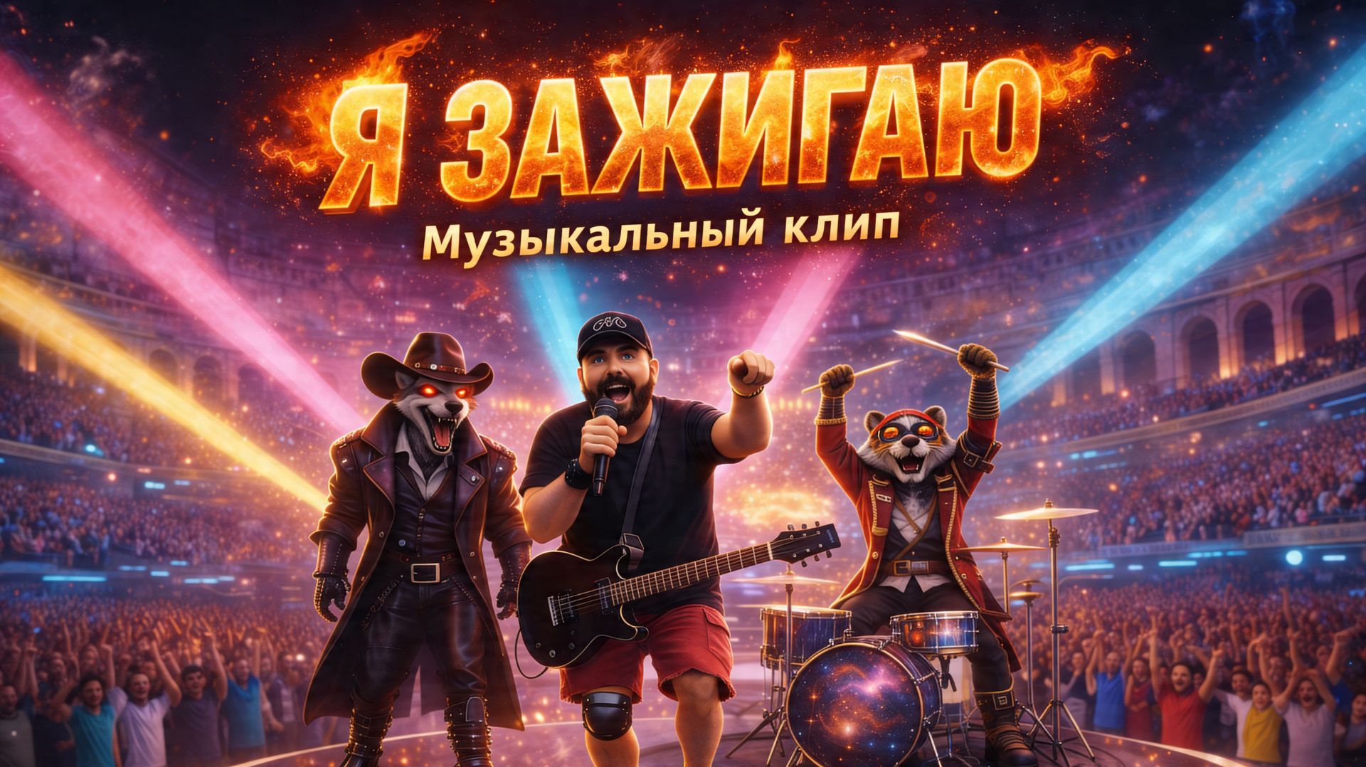 MIXER450 | Я зажигаю | музыкальный энергичный клип в стиле блюз-фанка