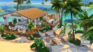 ПЛЯЖНЫЙ РЕСТОРАН / МЕСТО ДЛЯ СВАДЬБЫ / СТРОИТЕЛЬСТВО СИМС 4 /BEACH RESTAURANT / SIMS 4 CONSTRUCTION