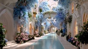 Пастельно голубая прогулка