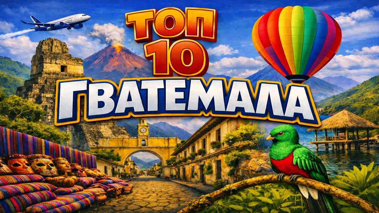 Топ 10 | ГВАТЕМАЛА : Путеводитель