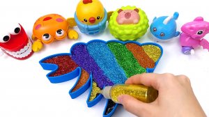 Мультики для детей. Разноцветные слаймы. Звуки АСМР для детей. Игрушки развивающие. Волшебство