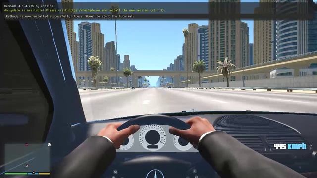 Mercedes-Benz E55 AMG W211 старался сделать новые рекорды на самом мощном мерине в GTA 5,445км в час