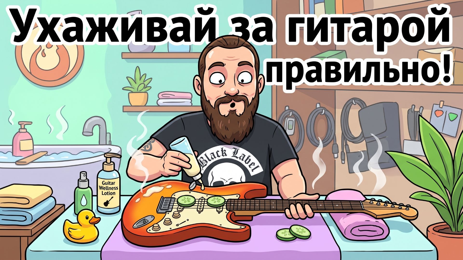 УХАЖИВАЙ за гитарой ПРАВИЛЬНО!