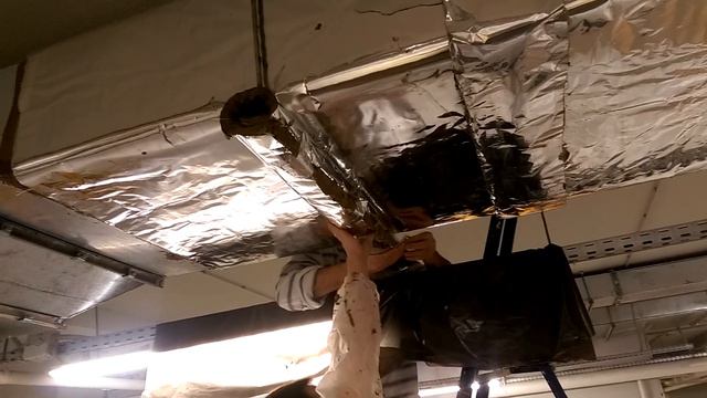 Монтаж огнезащиты ТИЗОЛ ЕТ ВЕНТ180